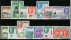 SG144-157. 1945 Set of 14. Superb U/M mint...