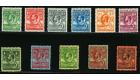 SG116-126. 1929 Set of 11. Set superb fresh mint...