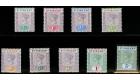 SG67-75. 1899 Set of 9. Brilliant fresh mint...