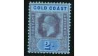 SG80b. 1921 2/- Purple and blue/blue. 'Die II'. Superb fresh...