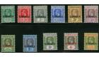 SG1-11. 1922 Set of 11. A superb full mint set...