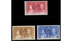 SG107s-109s. 1937 Set of 3. 'SPECIMEN'. Superb...