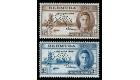 SG123s-124s. 1946 Set of 2. 'SPECIMEN'. Superb fresh mint...