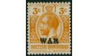 SG118a. 1918 3c Orange. 'Overprint Double'. Fantastic...