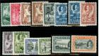 SG34-45. 1936 Set of 12 complete with perf. varieties. U/M mint.