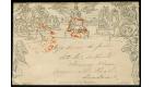 1840. 1d Mulready Envelope. (Forme 4, A179). Superb used from...