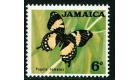 SG223a. 1964 6d Butterfly 'Blue (from wings) omitted'. Brilliant