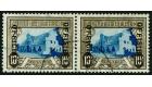 SG O29. 1940 10/- Blue and sepia. Very fine used...