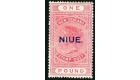 SG37c. 1928 £1 Rose-pink. Superb fresh well centred...