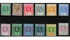 SG86-100a. 1921 Set of 12. All brilliant fresh...