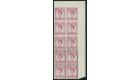 SG579a+b. 1958 6d Deep Claret. Imperforate Block. Beautiful...