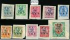 SG M43-M52. 1916 Set of ten. All superb fine used on piece...