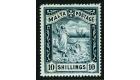 SG35. 1899 10/- Blue-black. Superb fresh well centred...