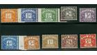 SG D46-D55. 1955 Postage Due Set Post Office Fresh N/H