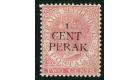 SG31. 1887 1c on 2c Pale rose. Superb fresh well...