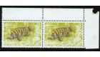 SG277a. 1971 1/2c Crana Fish. 'Black Omitted'. Top sheet margina