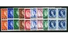 SG110-119. 1956 Set of 9. All in brilliant fresh U/M...