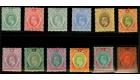 SG33-44. 1907 Set of 12. Superb mint...