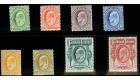 SG43-50. 1904 Set of 8. Beautiful fresh mint...