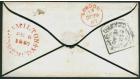 1857 (9 December). Mourning Envelope "via Halifax" to...