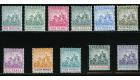 SG105-115. 1892 Set of 11. Superb fresh mint...