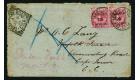 SG3. 1900 3d on 1d Carmine. A very interesting cover...