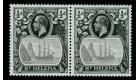 SG97b. 1923 1/2d Grey and black. 'Torn Flag'. Superb fresh mint