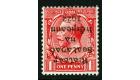 SG2a. 1922 1d Scarlet. 'Overprint Inverted'. Superb mint...