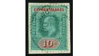 SG34. 1908 10/- Green and red/green. Superb fine well centred...