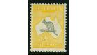 SG111. 1929 5/- Grey and yellow. Superb fresh mint with...