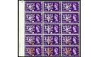 SG624Aa. 1961 POSB 'Orange-Brown Omitted' U/M block of 15...