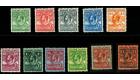 SG116-126. 1929 Set of 11. Superb fresh mint...