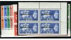 SG T27-T34. 1951 Set of 8. Brilliant U/M mint blocks...