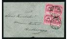 SG3. 1900 3d on 1d Carmine. A wonderful cover to Bulawayo...