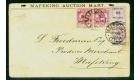 SG3/10. 1900 Superb printed envelope addressed locally bearing t