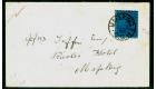 SG18. 1900 Neat Local Cover bearing especially fine 1d...