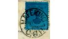 SG20. 1900 3d Deep blue/blue. Superb used on a small envelope...