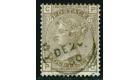 SG154wi. 1880 4d Grey-brown. Plate 17. 'Watermark Inverted'. Sup