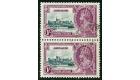 SG117a. 1935 1/- Slate and purple. 'Extra Flagstaff'. A beautifu