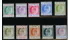 SG50-59. 1902 Set of 10. Delightful fresh mint...