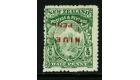 SG3b. 1902 1/2d Green. 'Surcharge Inverted'. Superb fresh mint..