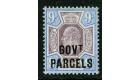 SG O77. 1902 9d Dull purple and ultramarine. Beautiful...