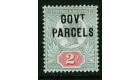 SG O70. 1891 2d Grey-green and carmine. Brilliant fresh...