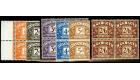 SG D40-D45. 1954 Postage Due. Set of 6. U/M Blocks of 4...