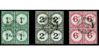 SG D4-D6. 1950 Set of 3. All fine used blocks...