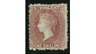 SG21. 1875 1/- Claret. A very fine mint...