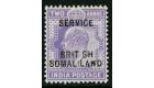 SG O8a. 1903 2a Violet. 'BRIT SH' for 'BRITISH'. Beautiful...