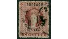 SG22d. 1881 1/2d Deep mauve. "PENCF" for "PENCE". Very fine...