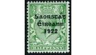 SG52b. 1922 1/2d Green. 'Accent Inserted By Hand'. Superb fresh