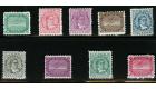 SG28-36. 1902 Set of 9. Superb fresh mint...